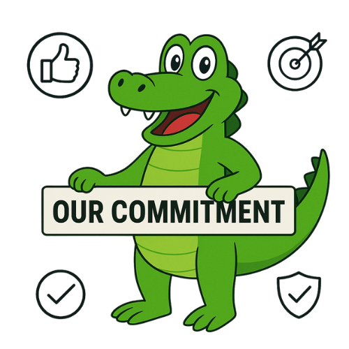 An illustration representing Hostalig's commitment to speed, security, and support